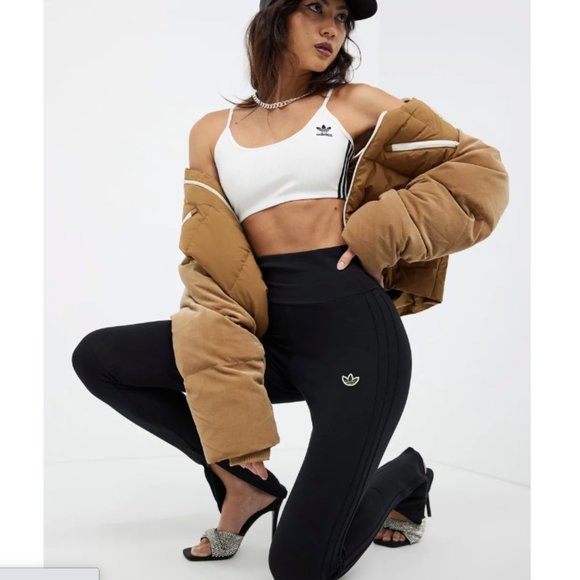 Brand New ADIDAS ORIGINALS CLASS OF 72 LEGGINGS with Zipped Bottom - Picture 1 of 10